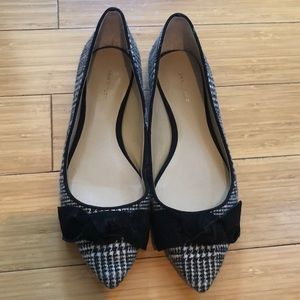 Ann Taylor plaid flats
